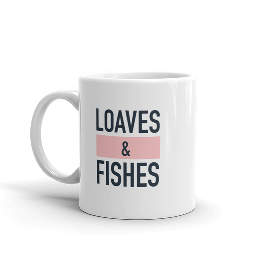 A Black Lady Sketch Show Loaves & Fishes White Mug-2