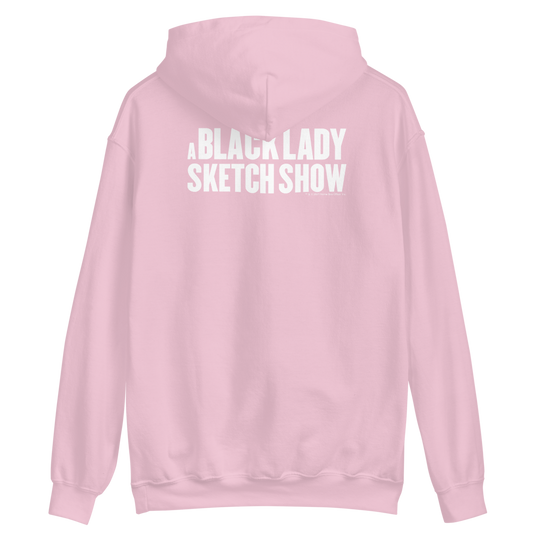 A Black Lady Sketch Show See See See Fleece Hooded Sweatshirt-1