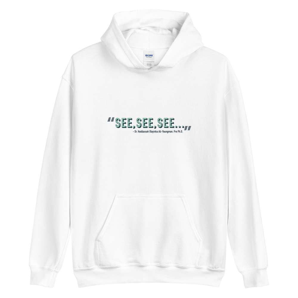 A Black Lady Sketch Show See See See Fleece Hooded Sweatshirt