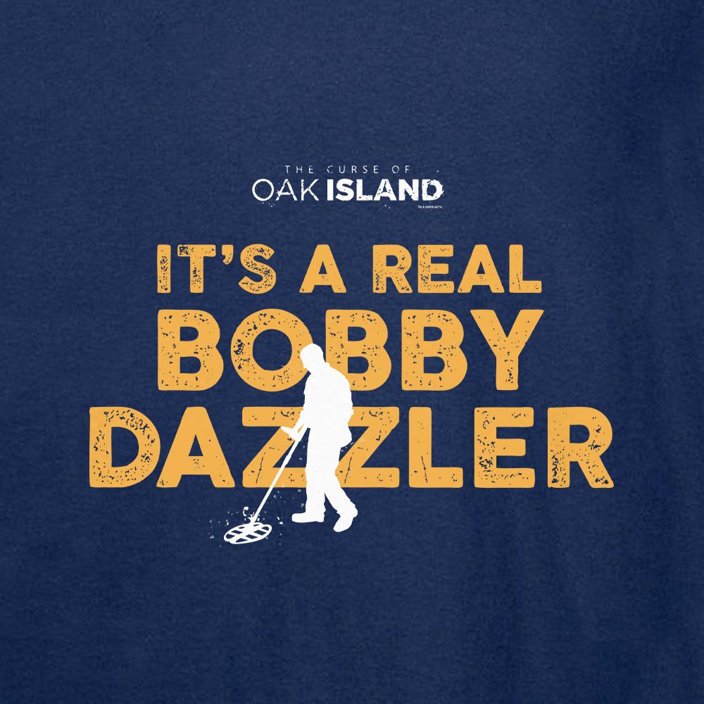 The Curse of Oak Island Real Bobby Dazzler Short Sleeve Navy T-Shirt