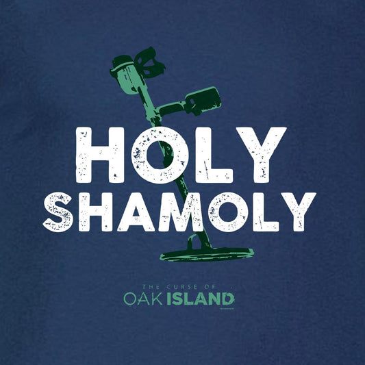 The Curse of Oak Island Holy Shamoly Short Sleeve Navy T-Shirt-1