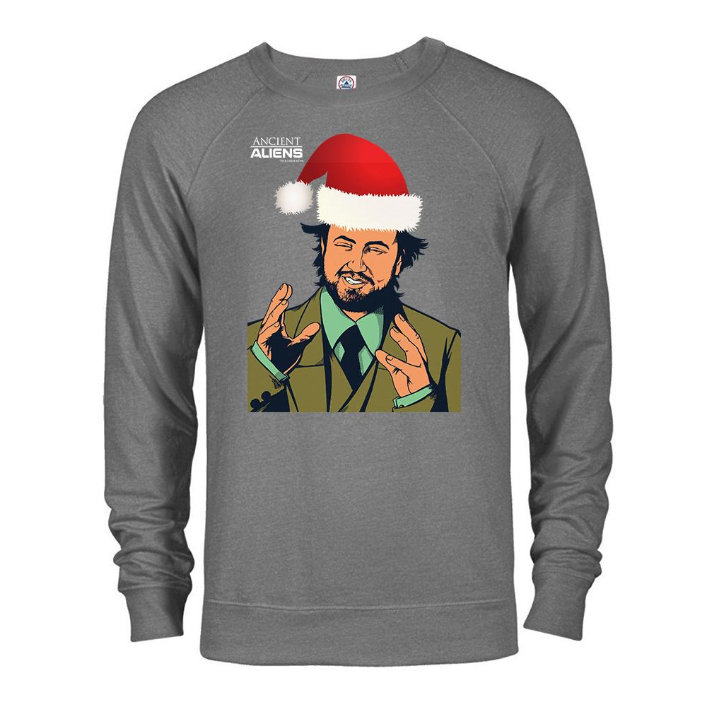 Ancient Aliens Giorgio Holiday Lightweight Crewneck Sweatshirt