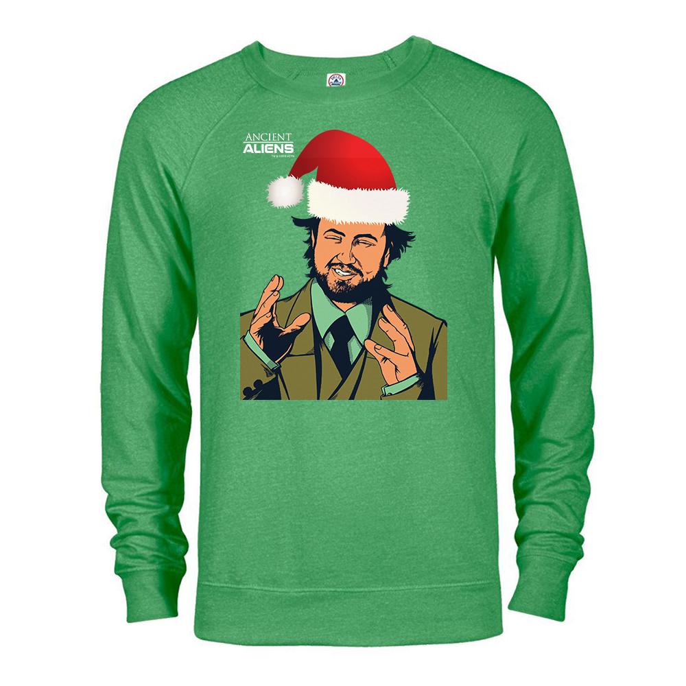 Ancient Aliens Giorgio Holiday Lightweight Crewneck Sweatshirt