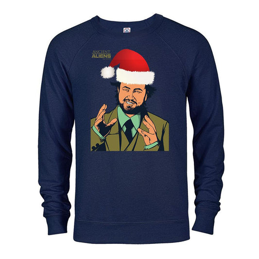 Ancient Aliens Giorgio Holiday Lightweight Crewneck Sweatshirt
