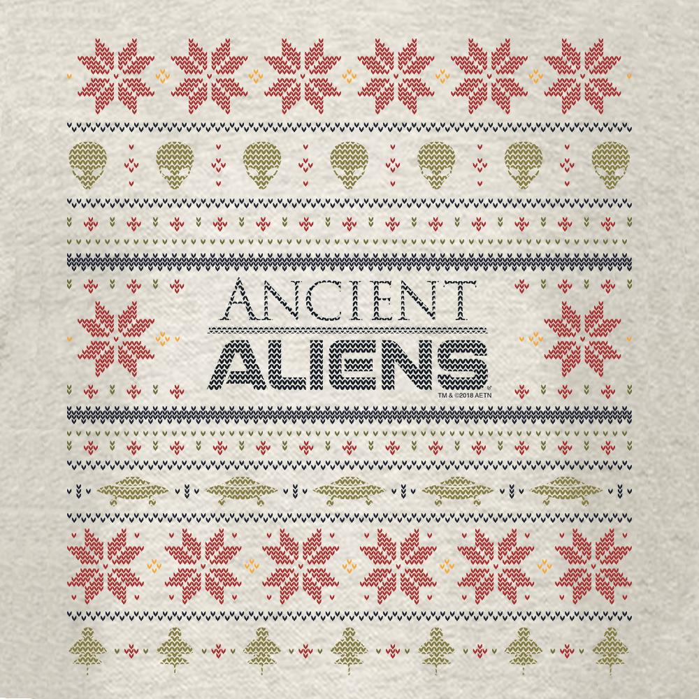 Ancient Aliens Holiday Lightweight Crew Neck Sweatshirt