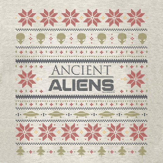 Ancient Aliens Holiday Lightweight Crew Neck Sweatshirt-1