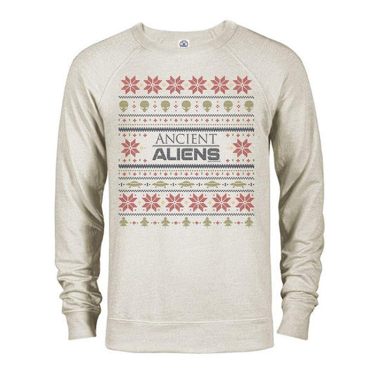 Ancient Aliens Holiday Lightweight Crew Neck Sweatshirt-0