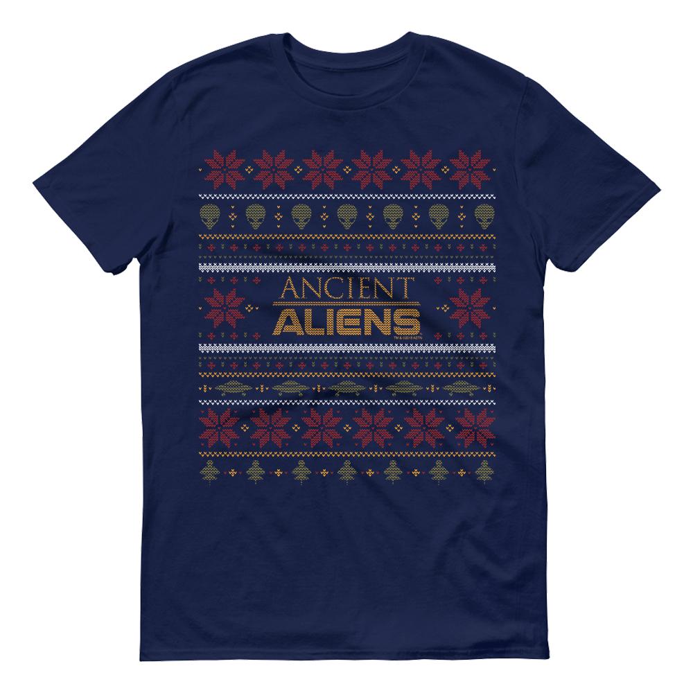 Ancient Aliens Holiday Short Sleeve T-Shirt