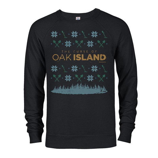 The Curse of Oak Island Holiday Lightweight Crewneck Sweatshirt-2