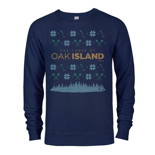 The Curse of Oak Island Holiday Lightweight Crewneck Sweatshirt-0