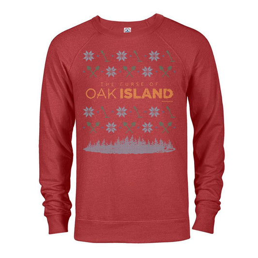 The Curse of Oak Island Holiday Lightweight Crewneck Sweatshirt-4