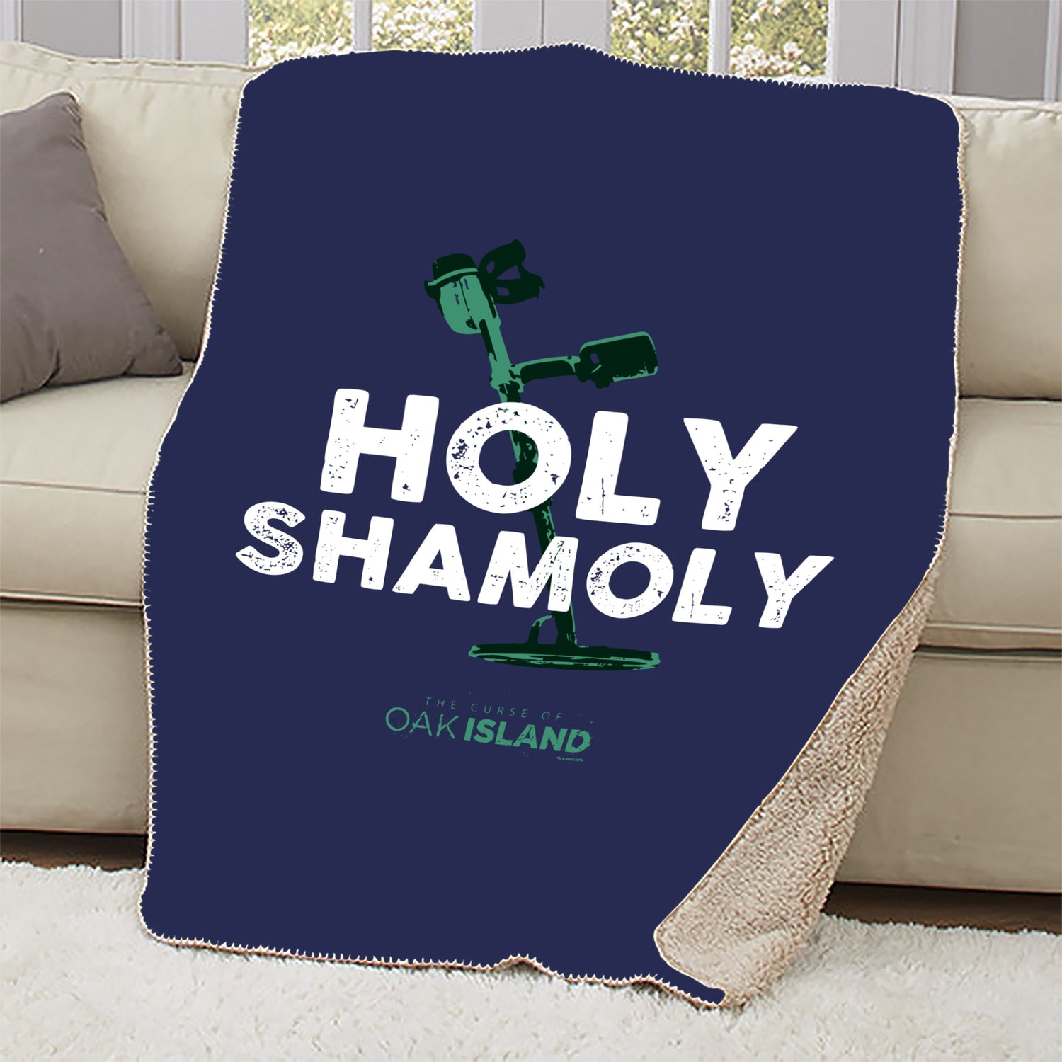 The Curse of Oak Island Holy Shamoly Sherpa Blanket