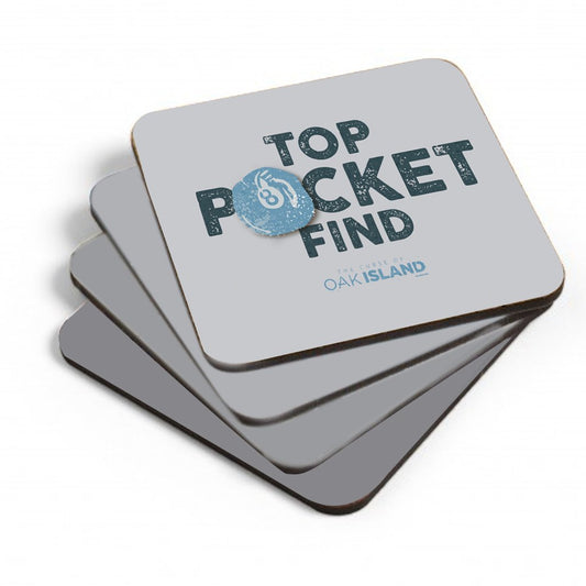 The Curse of Oak Island Top Pocket Find Coasters-0