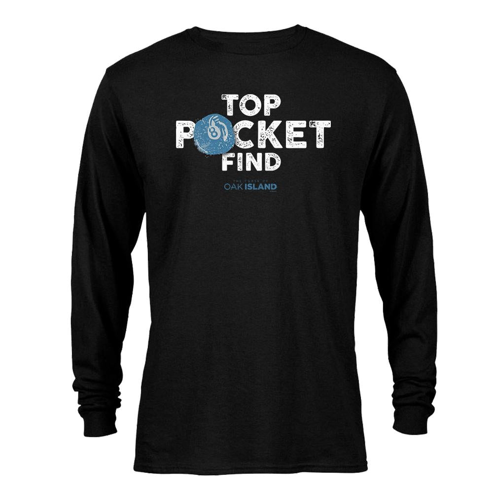 The Curse of Oak Island Top Pocket Find Long Sleeve T-Shirt