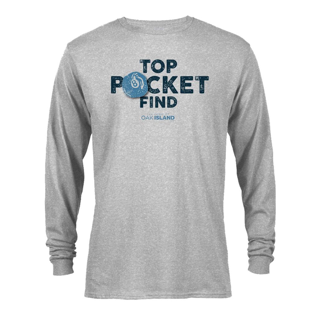 The Curse of Oak Island Top Pocket Find Long Sleeve T-Shirt
