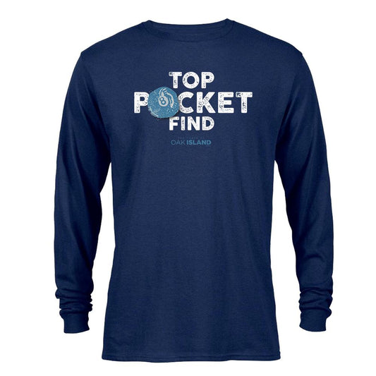 The Curse of Oak Island Top Pocket Find Long Sleeve T-Shirt