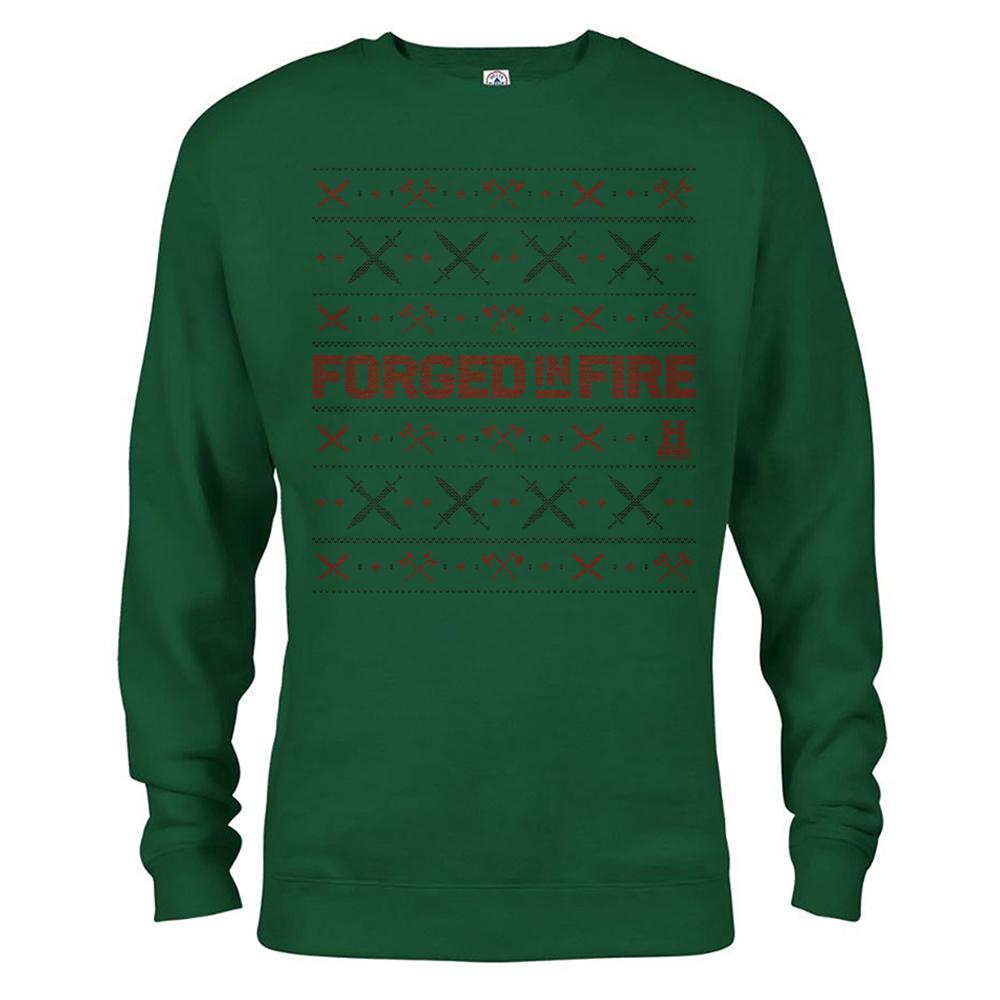 HISTORY Forged in Fire Series Holiday Lightweight Crewneck Sweatshirt