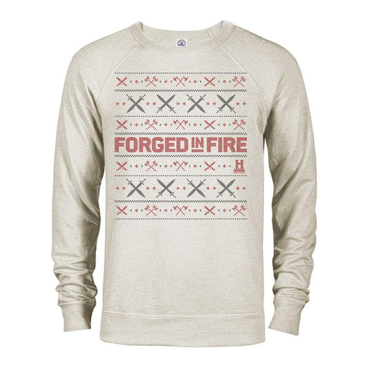 HISTORY Forged in Fire Series Holiday Lightweight Crewneck Sweatshirt-2