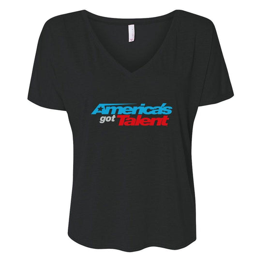 America's Got Talent Logo Women's Relaxed V-Neck T-Shirt
