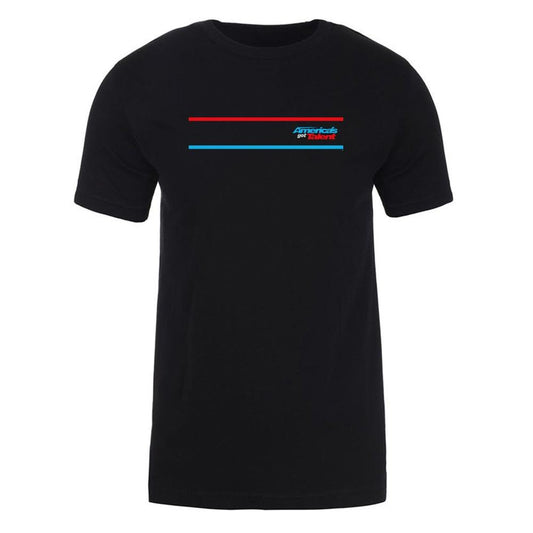 America's Got Talent Striped Adult Short Sleeve T-Shirt