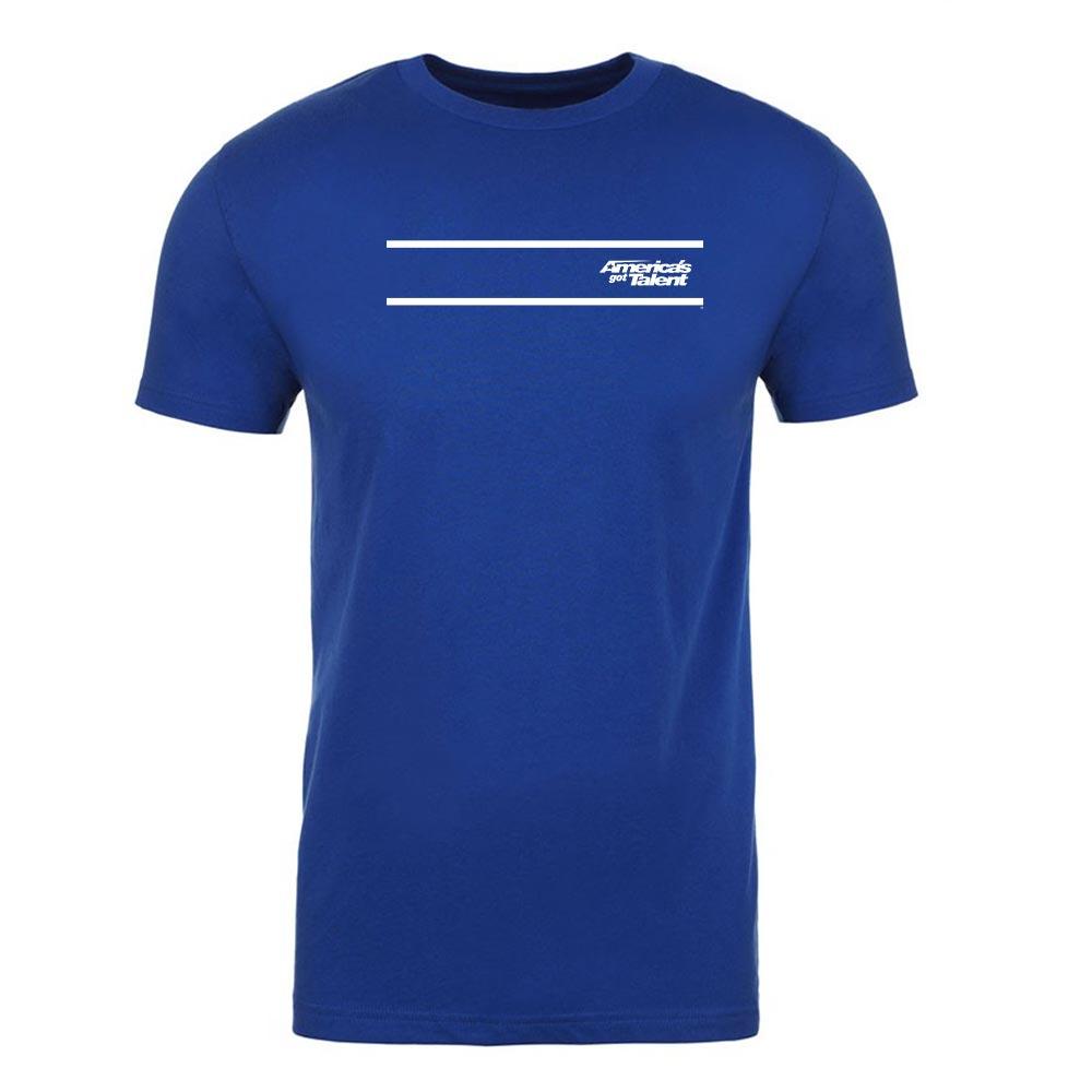 America's Got Talent Striped Adult Short Sleeve T-Shirt