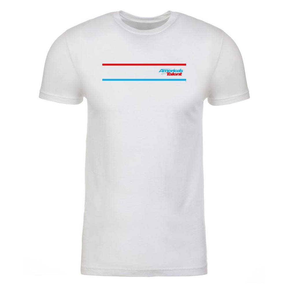 America's Got Talent Striped Adult Short Sleeve T-Shirt