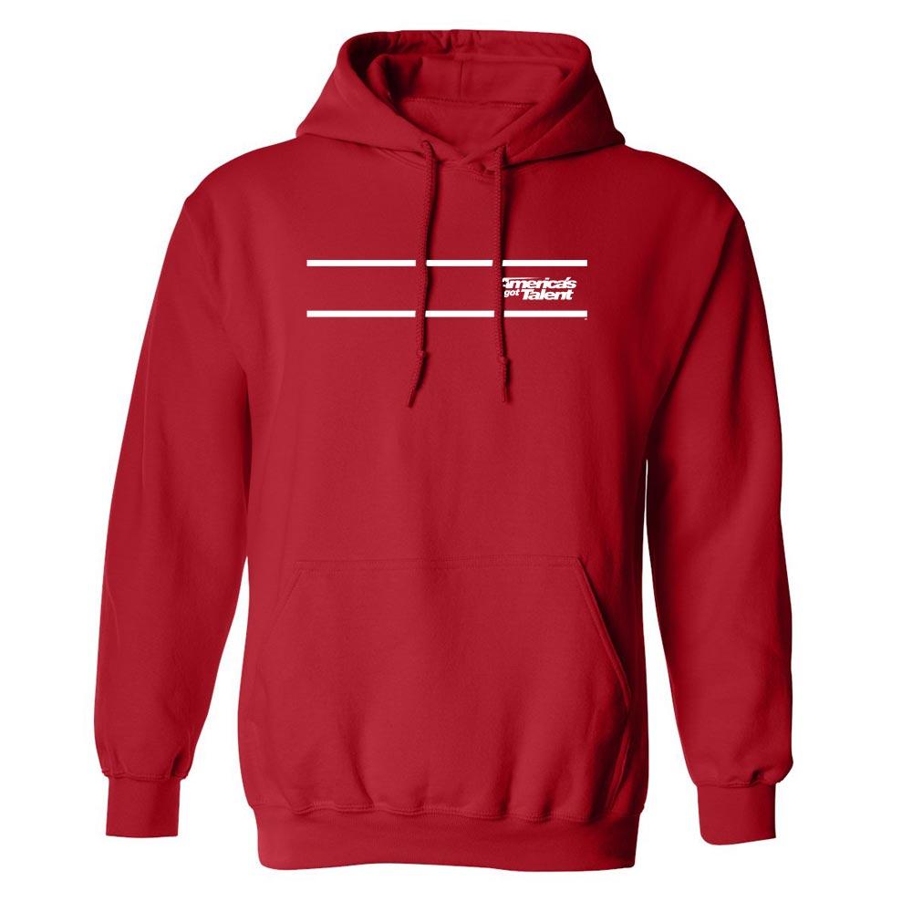 America's Got Talent Striped Fleece Hooded Sweatshirt