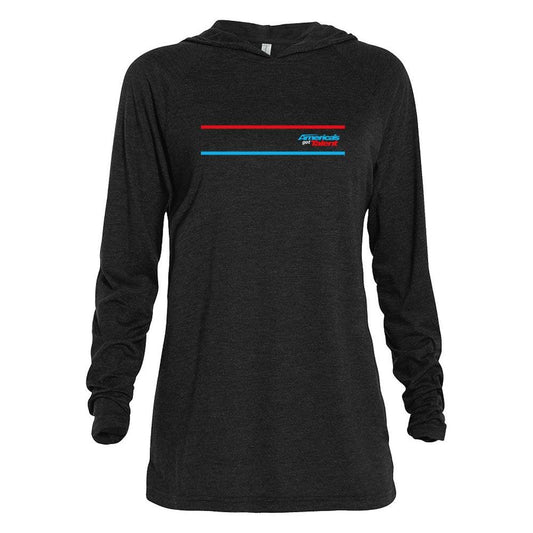 America's Got Talent Striped Adult Tri-Blend Raglan Hoodie
