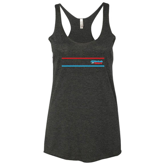 America's Got Talent Striped Women's Tri-Blend Racerback Tank Top