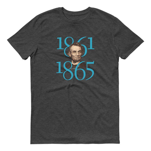 HISTORY Collection Abraham Lincoln Great Lesson of Peace Quote & Portrait Adult Short Sleeve T-Shirt-0