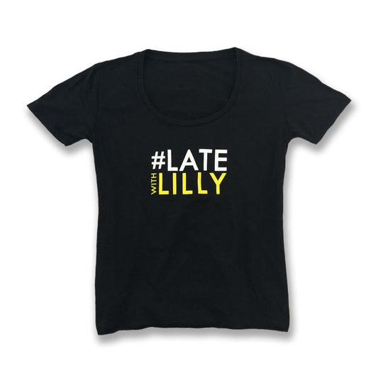 #LateWithLilly Hashtag Tee