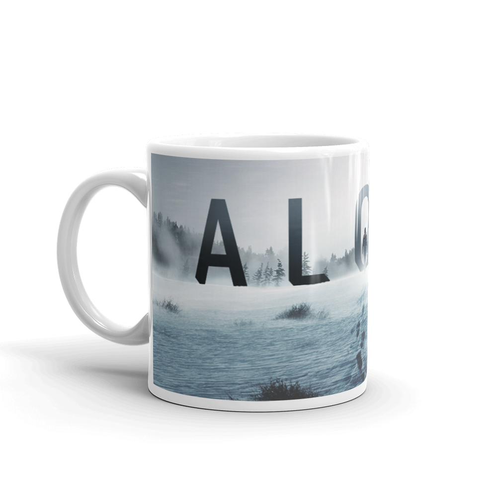 Alone White Mug-0