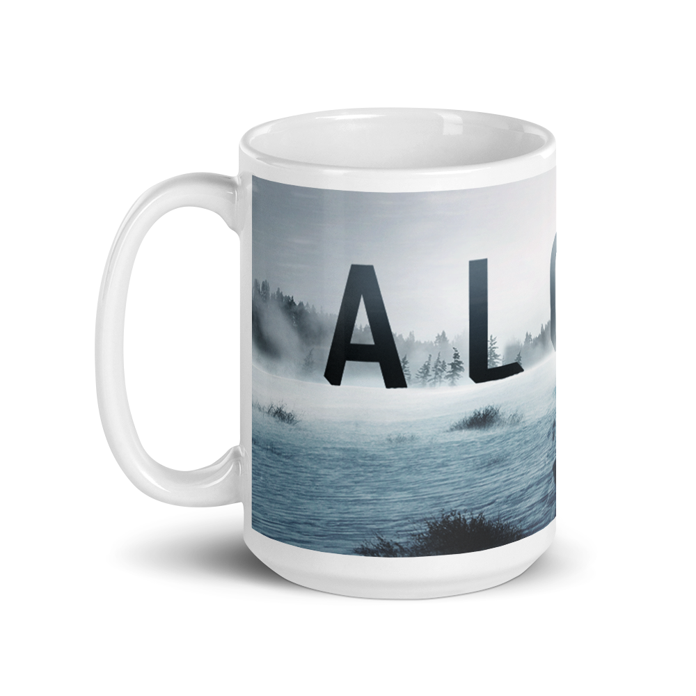 Alone White Mug