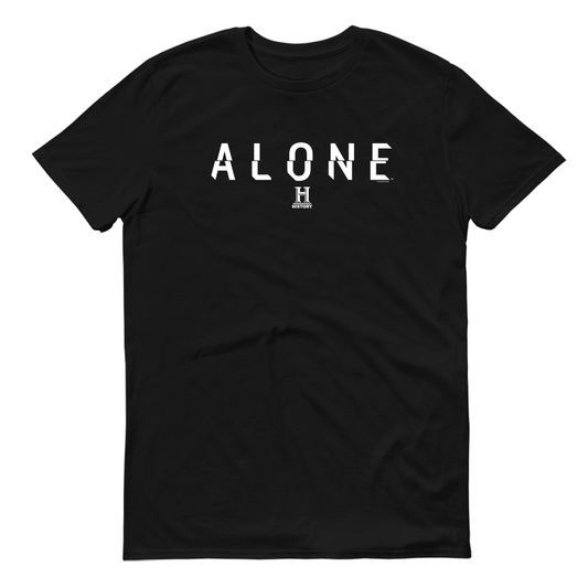 Alone Logo Adult Short Sleeve T-Shirt-0