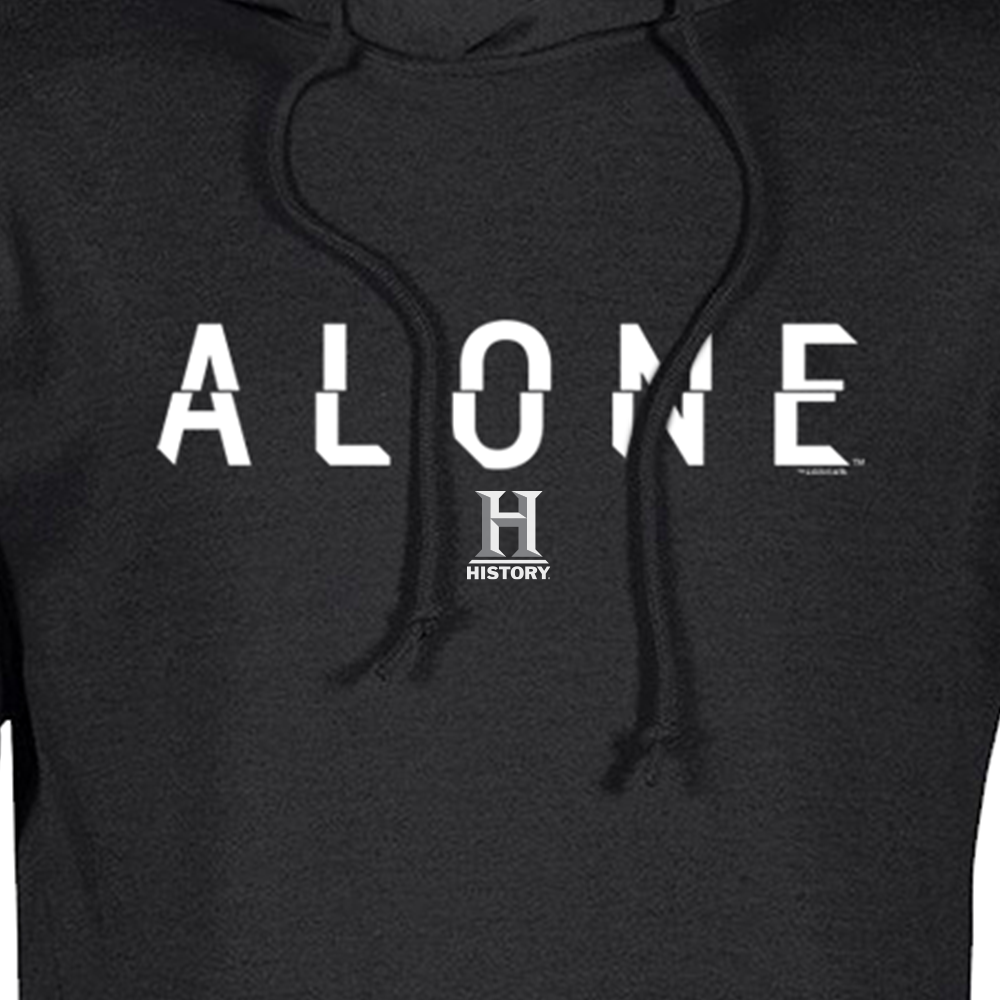 Alone Logo Fleece Hooded Sweatshirt