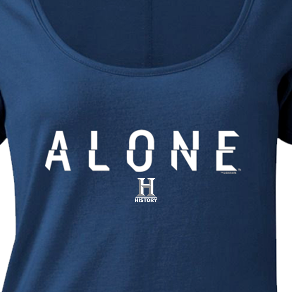 Alone Logo Women's Relaxed Scoop Neck T-Shirt