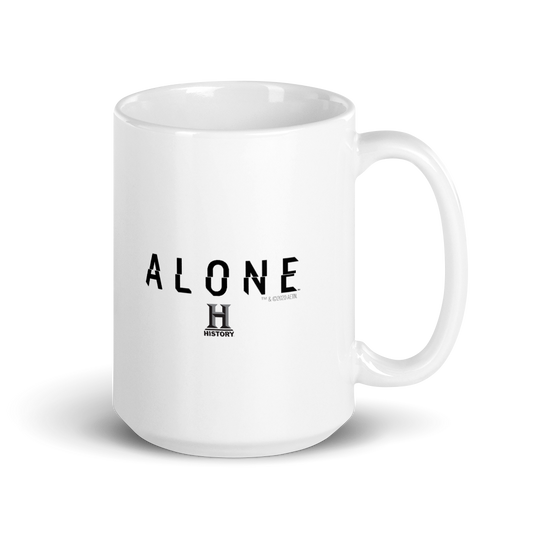 Alone Logo White Mug-5