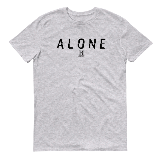 Alone Logo Adult Short Sleeve T-Shirt-4