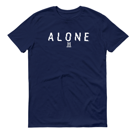 Alone Logo Adult Short Sleeve T-Shirt-2