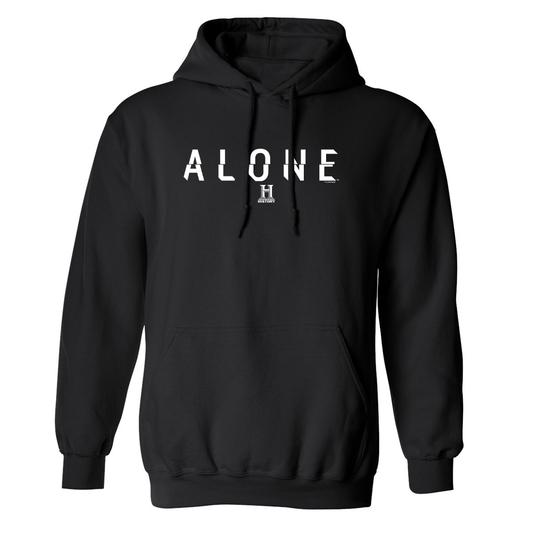 Alone Logo Fleece Hooded Sweatshirt-0