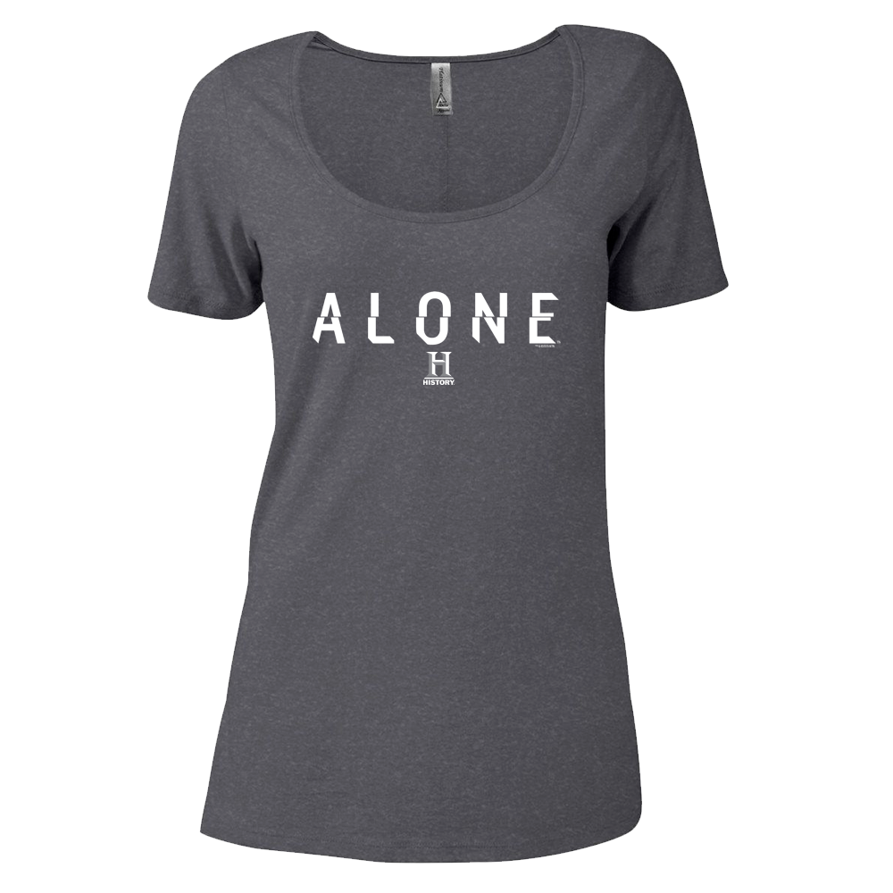 Alone Logo Women's Relaxed Scoop Neck T-Shirt