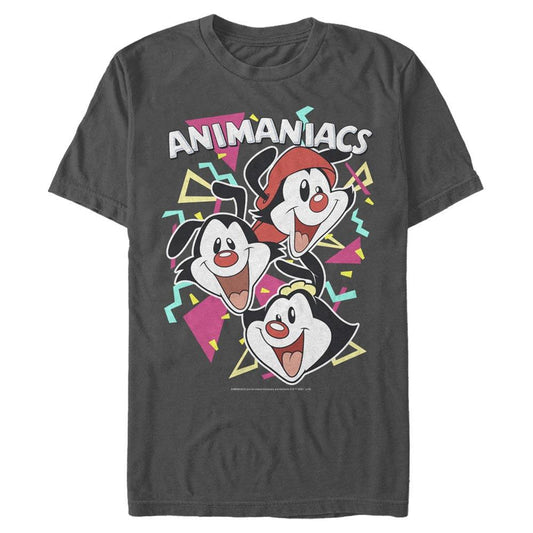 Animaniacs 90s Style Group Face Shot Short Sleeve T-Shirt-0