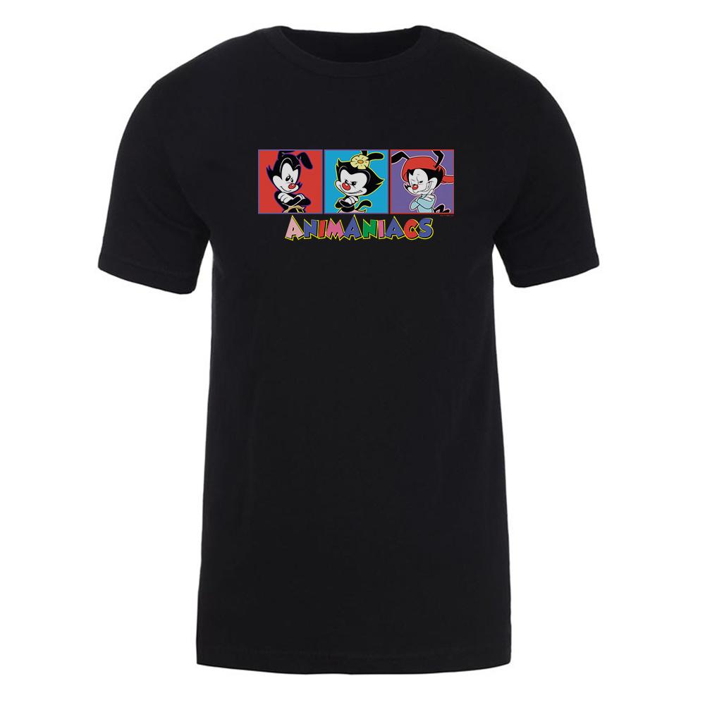 Animaniacs 3 Square Adult Short Sleeve T-Shirt