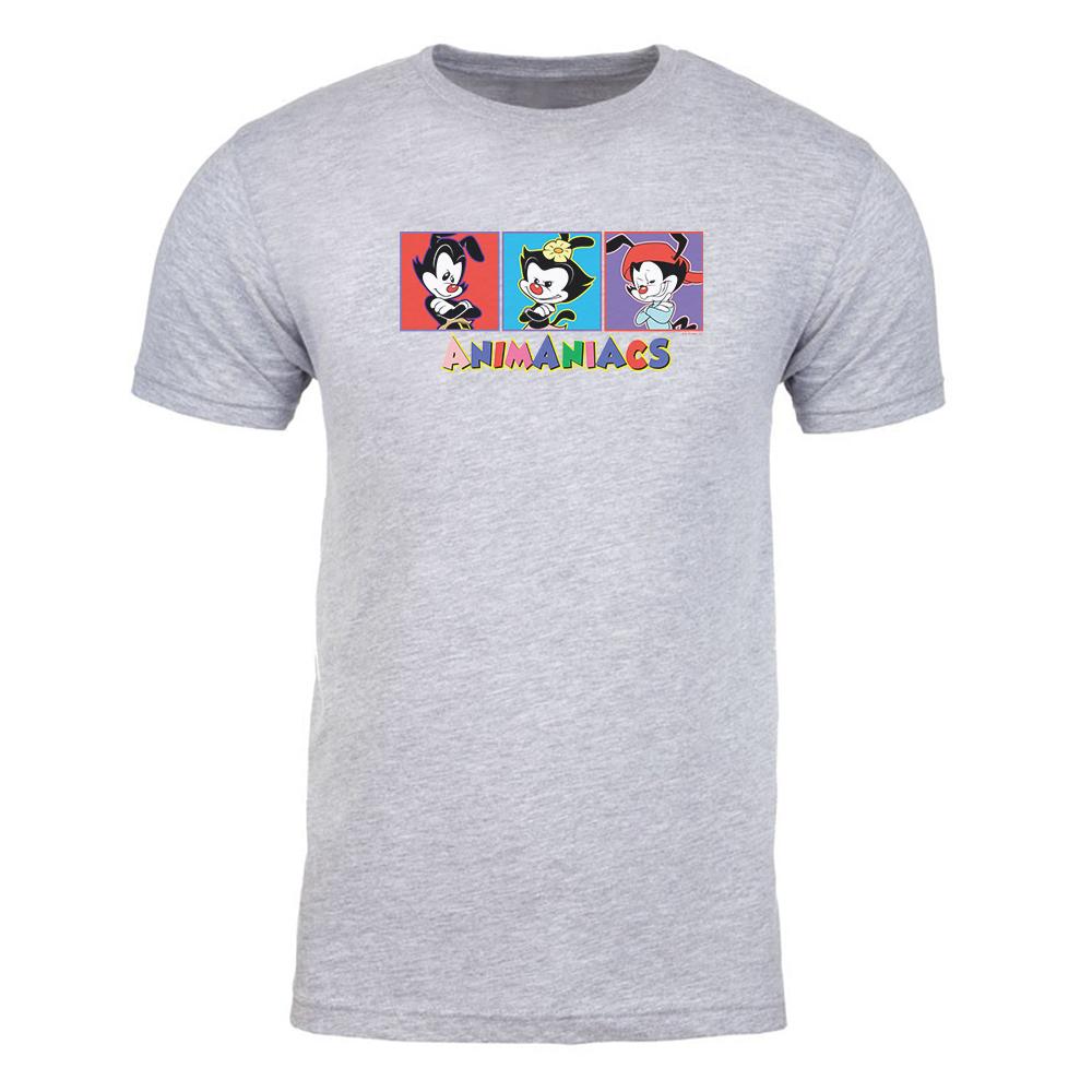 Animaniacs 3 Square Adult Short Sleeve T-Shirt