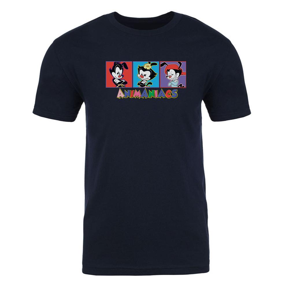 Animaniacs 3 Square Adult Short Sleeve T-Shirt