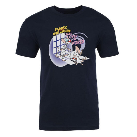 Animaniacs Pinky and the Brain Adult Short Sleeve T-Shirt-4