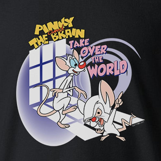 Animaniacs Pinky and the Brain Adult Short Sleeve T-Shirt-1