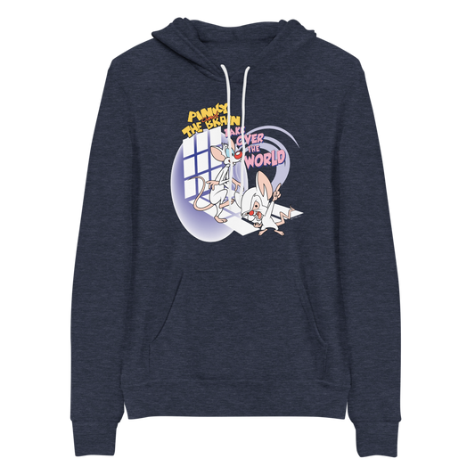 Animaniacs Pinky and the Brain Adult Fleece Hooded Sweatshirt-4