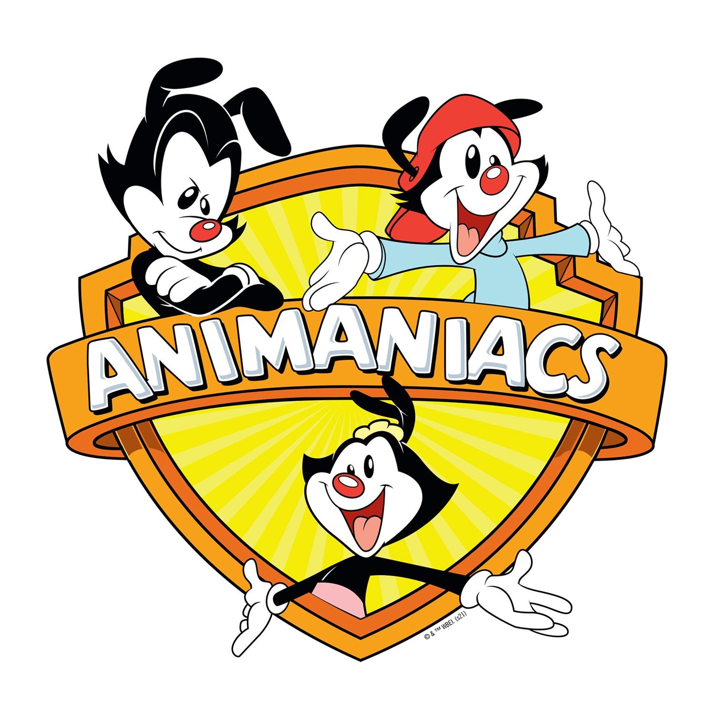 Animaniacs Shield Adult Fleece Hooded Sweatshirt