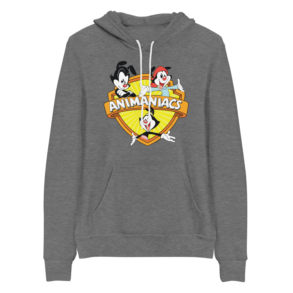 Animaniacs Shield Adult Fleece Hooded Sweatshirt